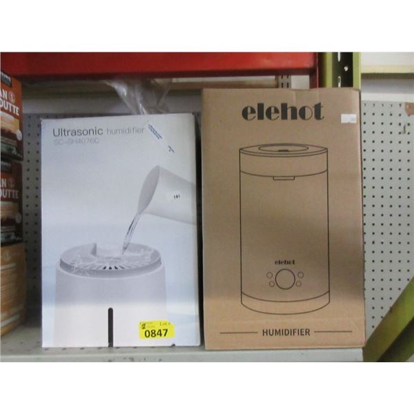 2 Counter Top Ultrasonic Humidifiers