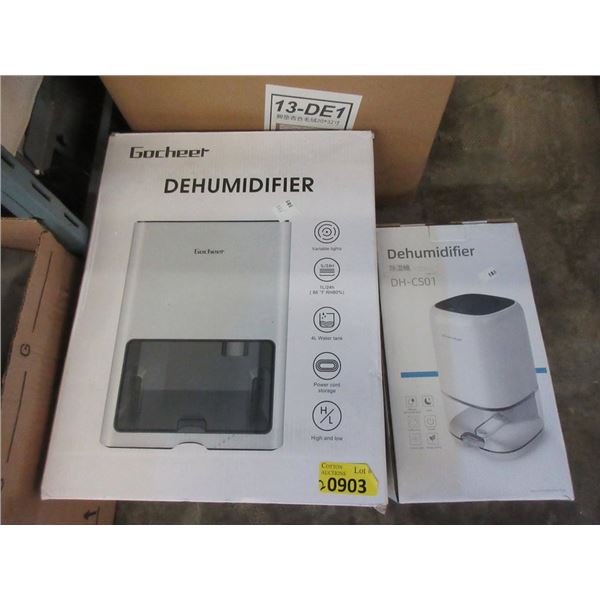 1 Compact & 1 Counter Top Dehumidifier