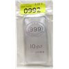 Image 1 : 10 Oz. .999 Silver JBR Recovery Silver Bar