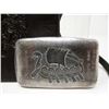 Image 3 : 5 Oz. .999 Silver Viking Shield Maiden Bar w/Bag