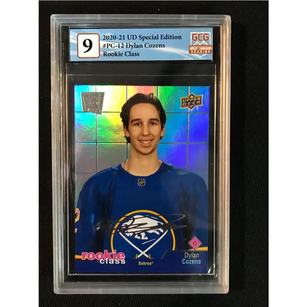 2020-21 UD SPECIAL EDITION NO.PC-12 DYLAN COZENS ROOKIE CLASS (GCG 9)