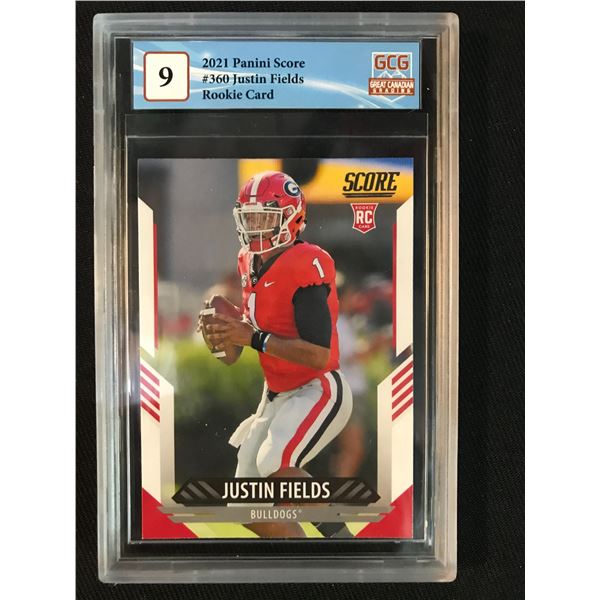 2021 PANINI SCORE NO.360 JUSTIN FIELDS RC (GCG 9)