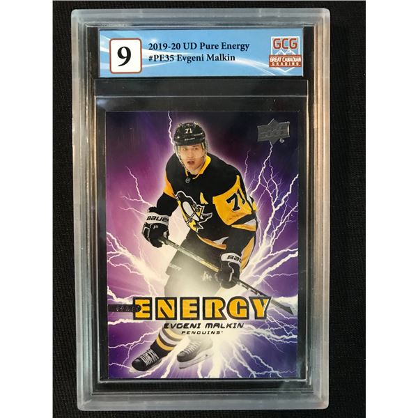 2019-20 UD PURE ENERGY NO.PE35 EVGENI MALKIN (GCG 9)