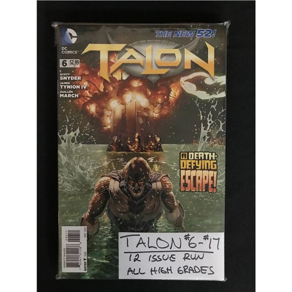 TALON NO.6-17 (DC COMICS) 12 Issue Run!