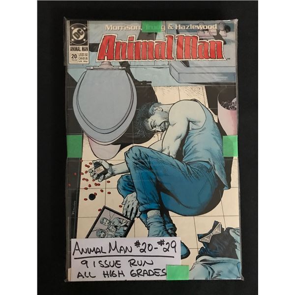 ANIMAL MAN NO.20-29 (DC COMICS) 9 Issue Run!