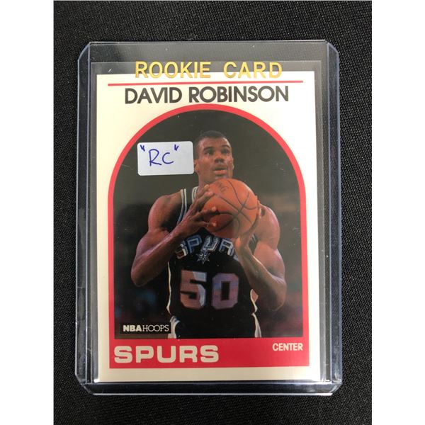 1989 Hoops #310 David Robinson Rookie Card