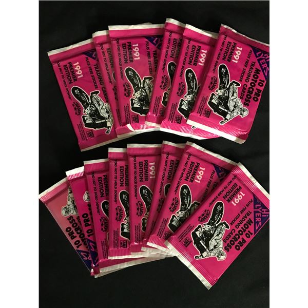 1991 MOTOCROSS CARD PACKS LOT