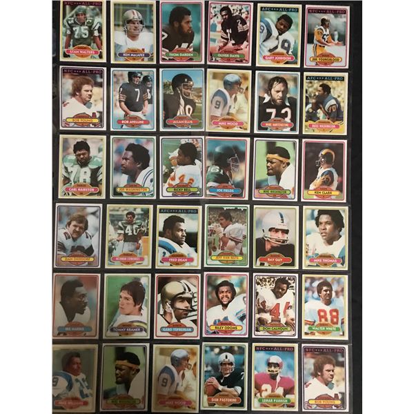 1974 TOPPS FOOTBALL CARD LOT