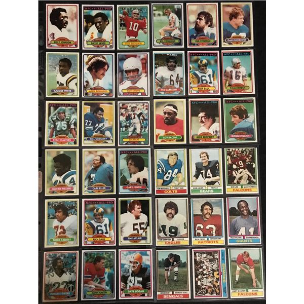 1974 TOPPS FOOTBALL CARD LOT