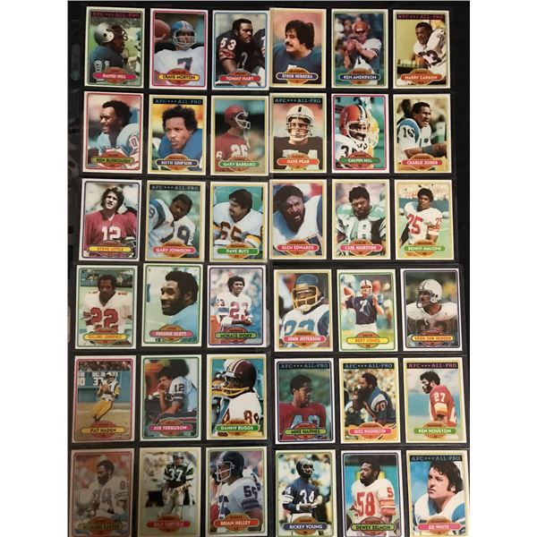 1974 TOPPS FOOTBALL CARD LOT