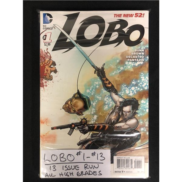 LOBO NO.1-13 (DC COMICS) 13 Issue Run!