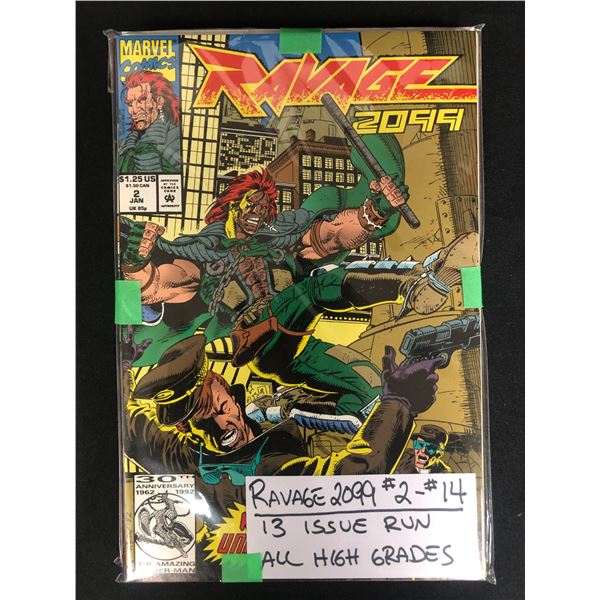 RAVAGE 2099 NO.2-14 (MARVEL COMICS) 13 Issue Run!