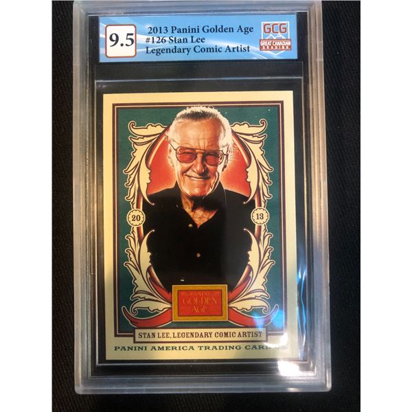 2013 PANINI GOLDEN AGE NO.126 STAN LEE LEGENDARY COMIC ARTIST (GCG 9.5)