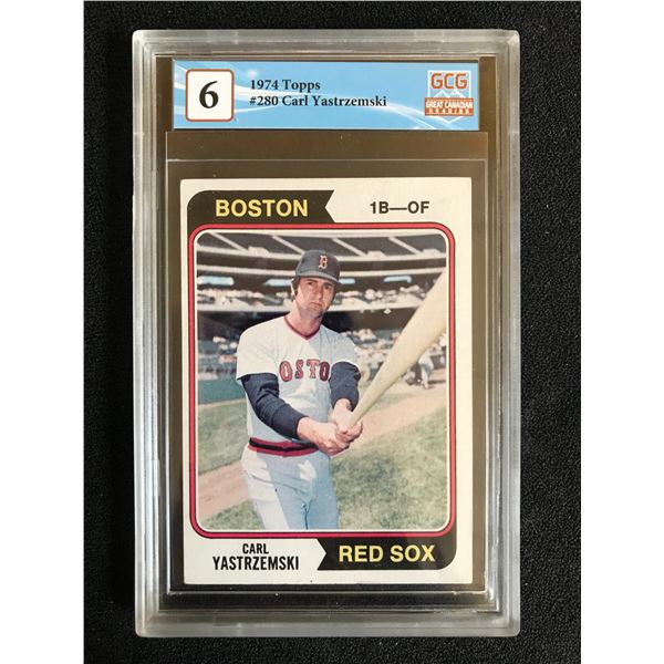 1974 TOPPS NO.280 CARL YASTRZEMSKI (GCG 6)