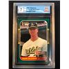 Image 1 : 1987 DONRUSS NO.1 MARK MCGWIRE RC (GCG 7)