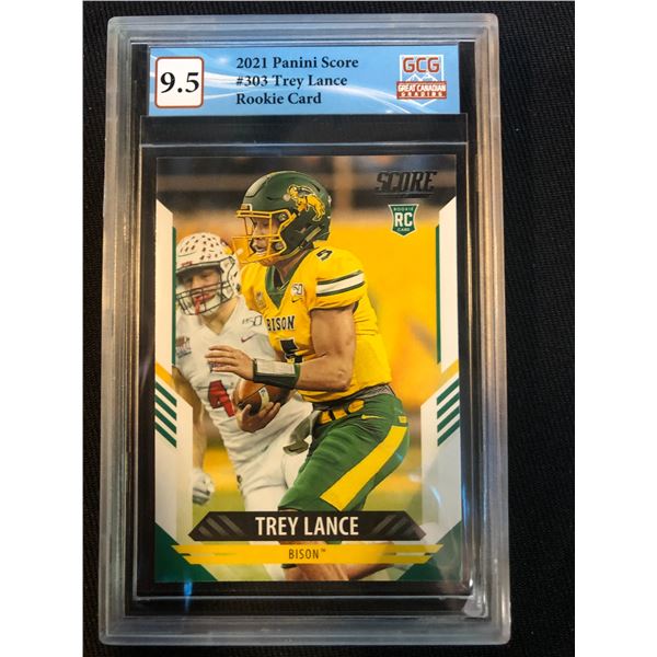 2021 PANINI SCORE NO.303 TREY LANCE RC (GCG 9.5)