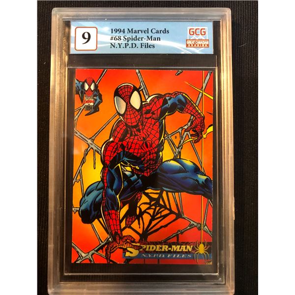 1994 MARVEL CARDS NO.68 SPIDER-MAN N.Y.P.D. FILES (GCG 9)