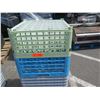 Image 3 : Qty 4 Plastic Stackable Glass Racks on Rolling Cart