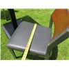 Image 5 : Square Table 30"x30"x30"H w/ Pedestal Base & 2 Upholstered Chairs 17"x18"x32"H