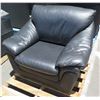 Image 1 : Black Upholstered Arm Chair 44"x20"x36"H