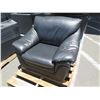Image 2 : Black Upholstered Arm Chair 44"x20"x36"H