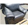 Image 5 : Black Upholstered Arm Chair 44"x20"x36"H