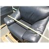 Image 6 : Black Upholstered Arm Chair 44"x20"x36"H