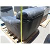 Image 8 : Black Upholstered Arm Chair 44"x20"x36"H