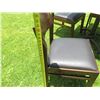 Image 8 : Square Table 31"x23"x28"H w/ Pedestal Base & 2 Upholstered Chairs 17"x18"x32"H