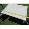 Image 3 : Square Table 31"x23"x28"H w/ Pedestal Base & 2 Upholstered Chairs 17"x18"x32"H