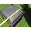 Image 6 : Square Table 31"x23"x28"H w/ Pedestal Base & 2 Upholstered Chairs 17"x18"x32"H