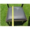 Image 7 : Square Table 31"x23"x28"H w/ Pedestal Base & 2 Upholstered Chairs 17"x18"x32"H