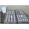 Image 1 : Qty 4 Plastic Stackable Racks w/ Syracuse Cascade Coffee Mugs & Bucket Creamers