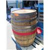 Image 2 : Jim Beam Brands Wooden Keg Barrel w/ Metal Bands