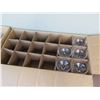 Image 8 : Qty 3 Boxes & Plastic Rack Glassware: Stella Artois Beer, Irish Coffee, Parfait, etc