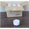 Image 1 : Box Tuxton China Stackable Bouillon 9oz Porcelain White Bowls FPB-090
