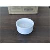 Image 2 : Box Tuxton China Stackable Bouillon 9oz Porcelain White Bowls FPB-090