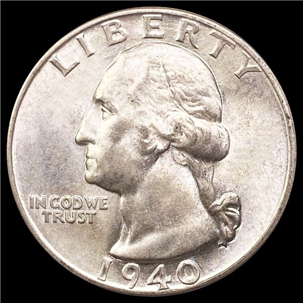 1940-D Washington Silver Quarter UNCIRCULATED