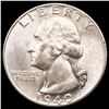 Image 1 : 1940-D Washington Silver Quarter UNCIRCULATED