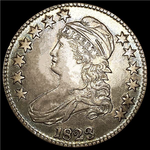 1823 Capped Bust Half Dollar ABOUT UNCIRCULATED