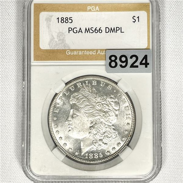 1885 Morgan Silver Dollar PGA - MS66DMPL