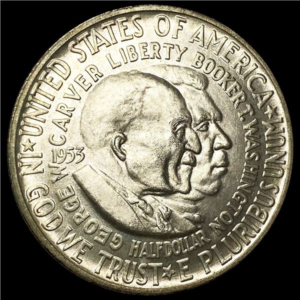 1953 Washington Carver Half Dollar CLOSELY