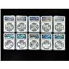 Image 2 : (10) 2021 S. Africa Silver Kruggerand NGC - MS70