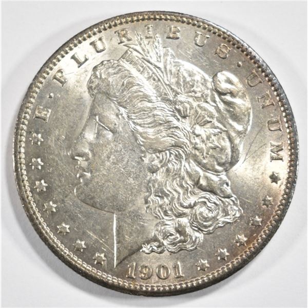 1901-S MORGAN DOLLAR  AU
