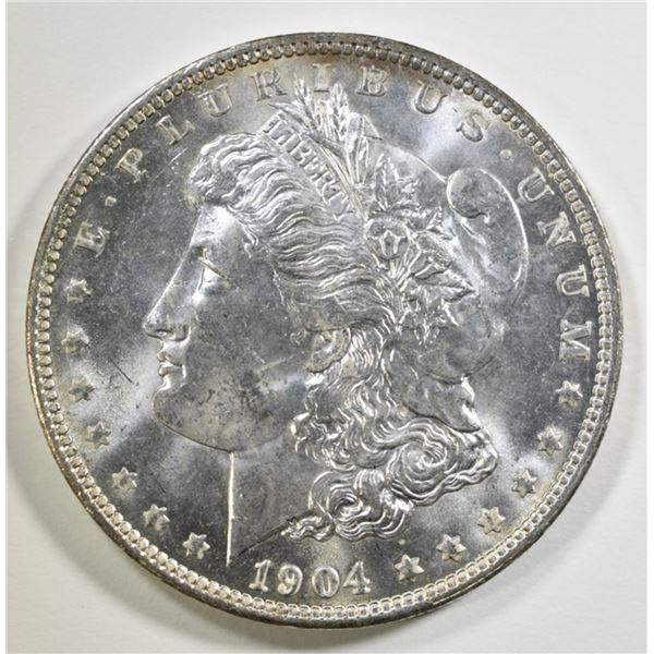 1904-O MORGAN DOLLAR  CH BU