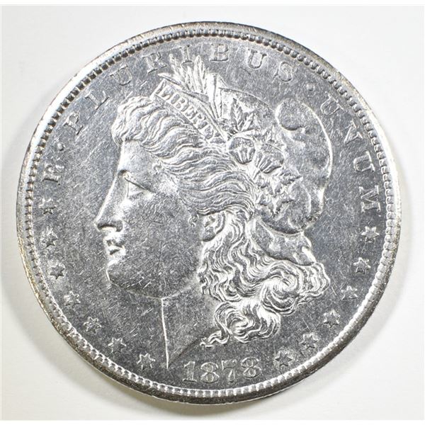 1878-CC MORGAN DOLLAR AU