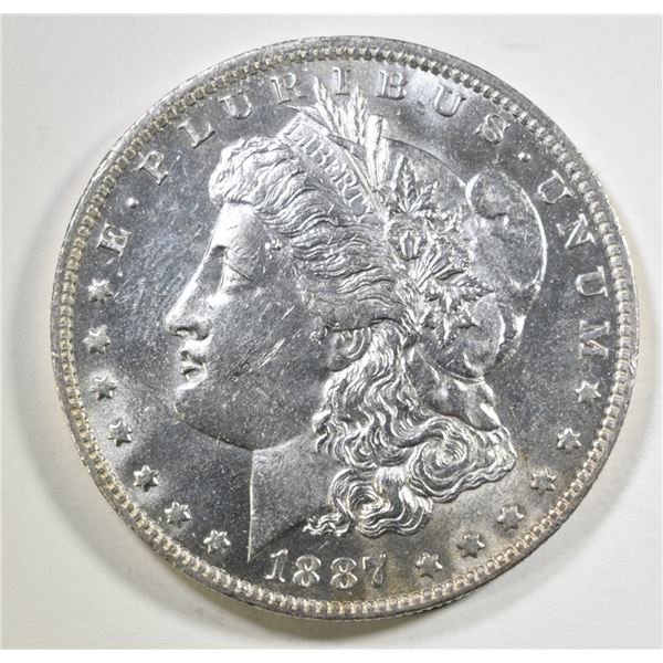 1887-O MORGAN DOLLAR CH BU PROOF LIKE