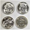 Image 2 : BU ROLL OF 1945-P SILVER WAR NICKELS