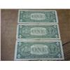 Image 2 : 3 Assorted 1957 One Dollar Silver Certificates