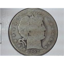 1902 Barber Half Dollar